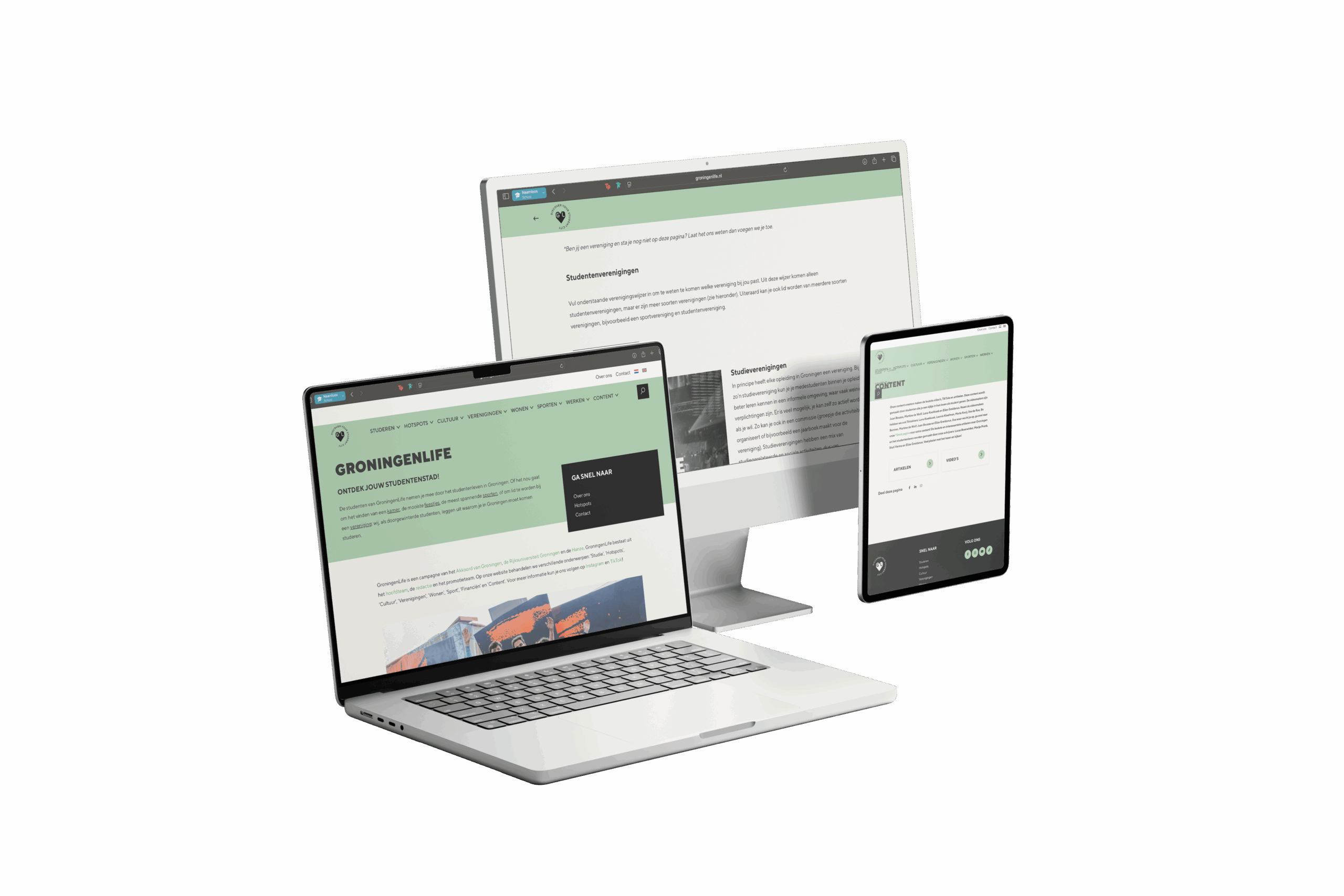 Website Groningenlife